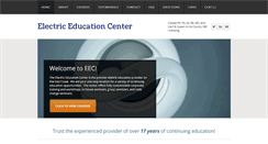 Desktop Screenshot of electriceducationcenter.com